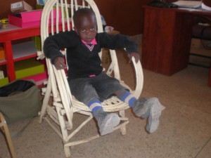 This 5 year old walked to school in these shoes. He will go home in good leather shoes.