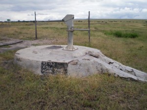 These hand pumps are simple and effective but about 40% are broken in Kenya.