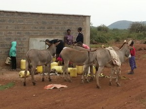 The community water-point at the school