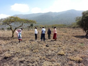 This is how the land looked towards the end of the drought.