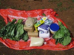 Food parcel for the parents.