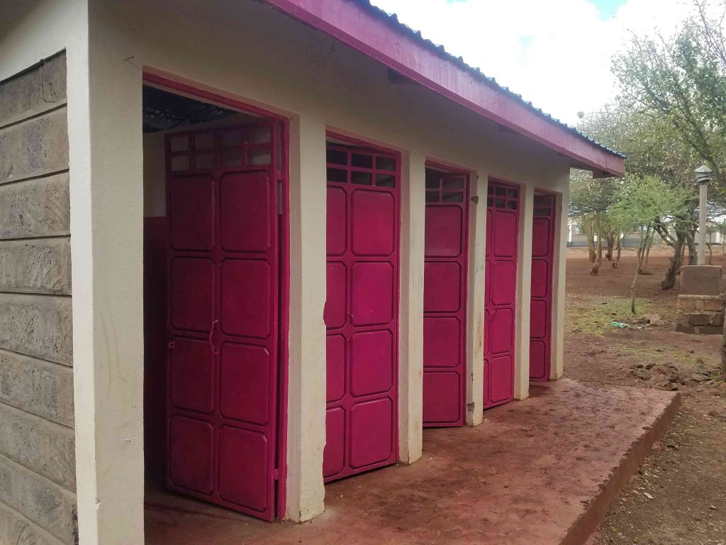 The older girls' toilet block.