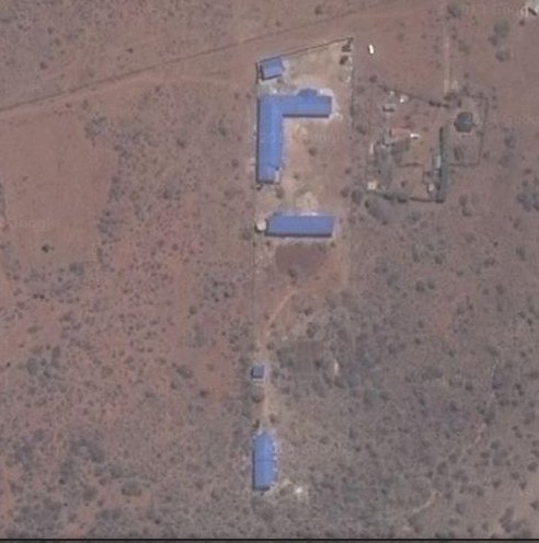 Satellite image of the school.